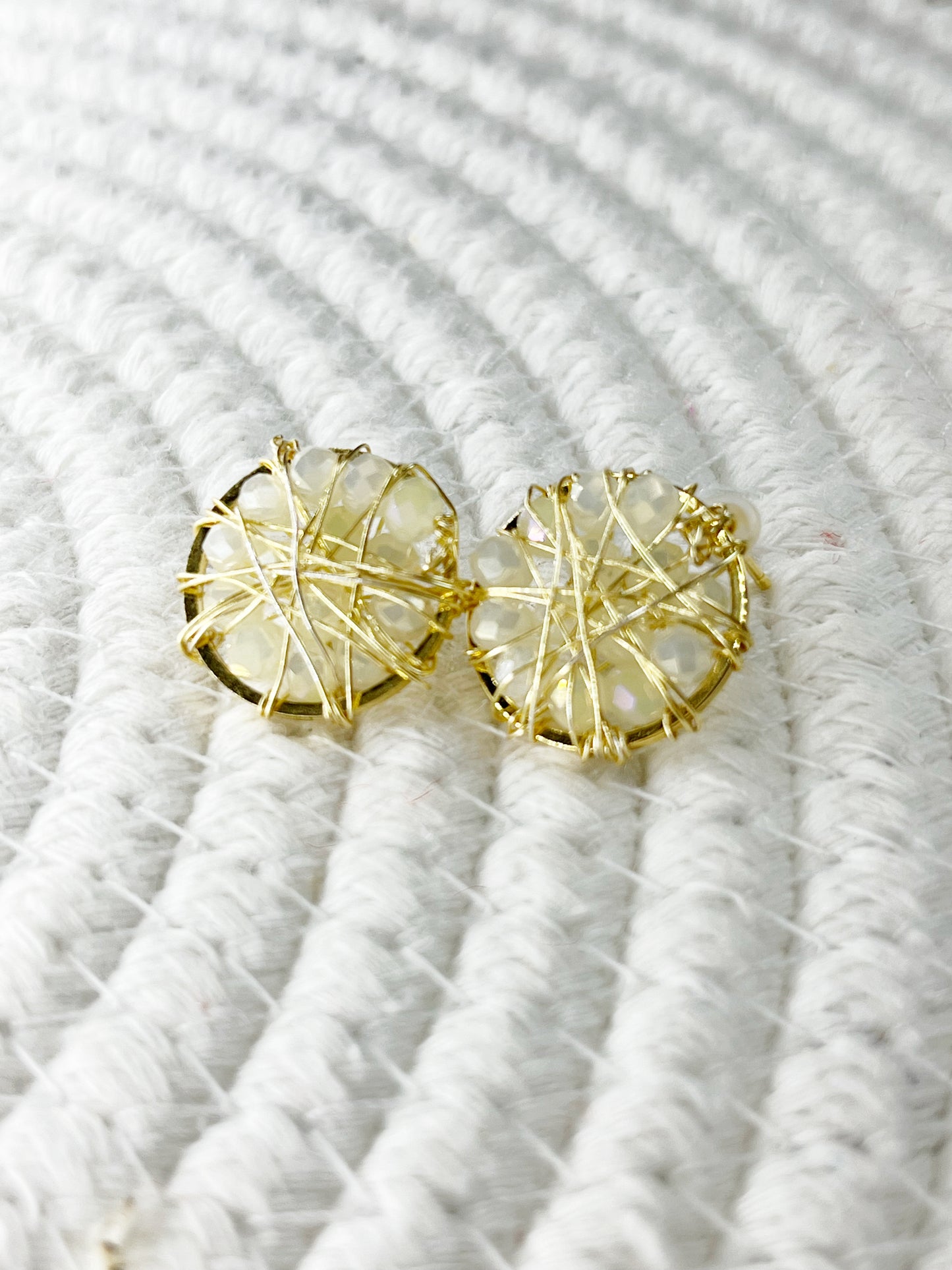 Zarcillo con cristales Rondell atrapasuenos