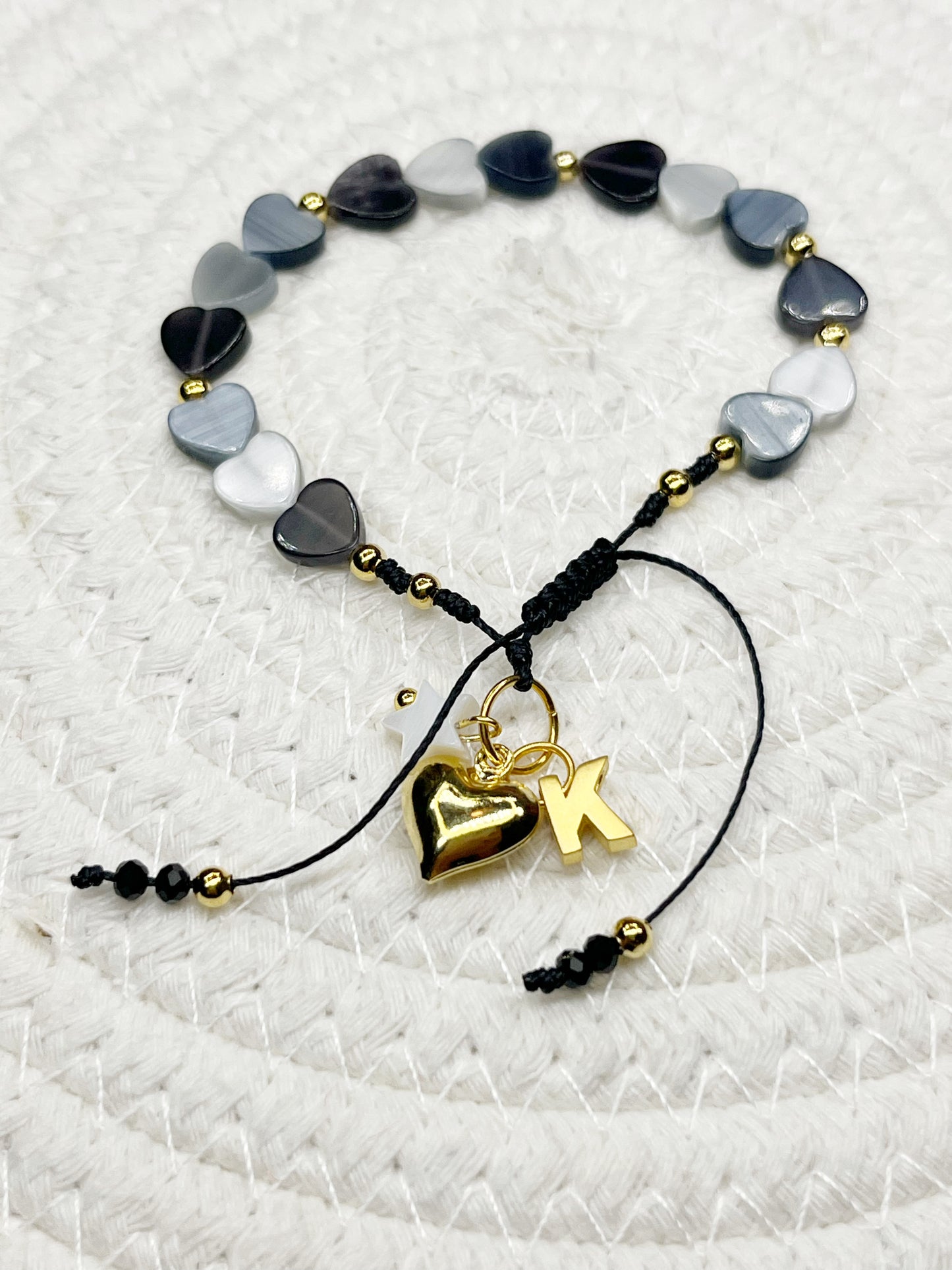 Pulsera de Corazones en nacar
