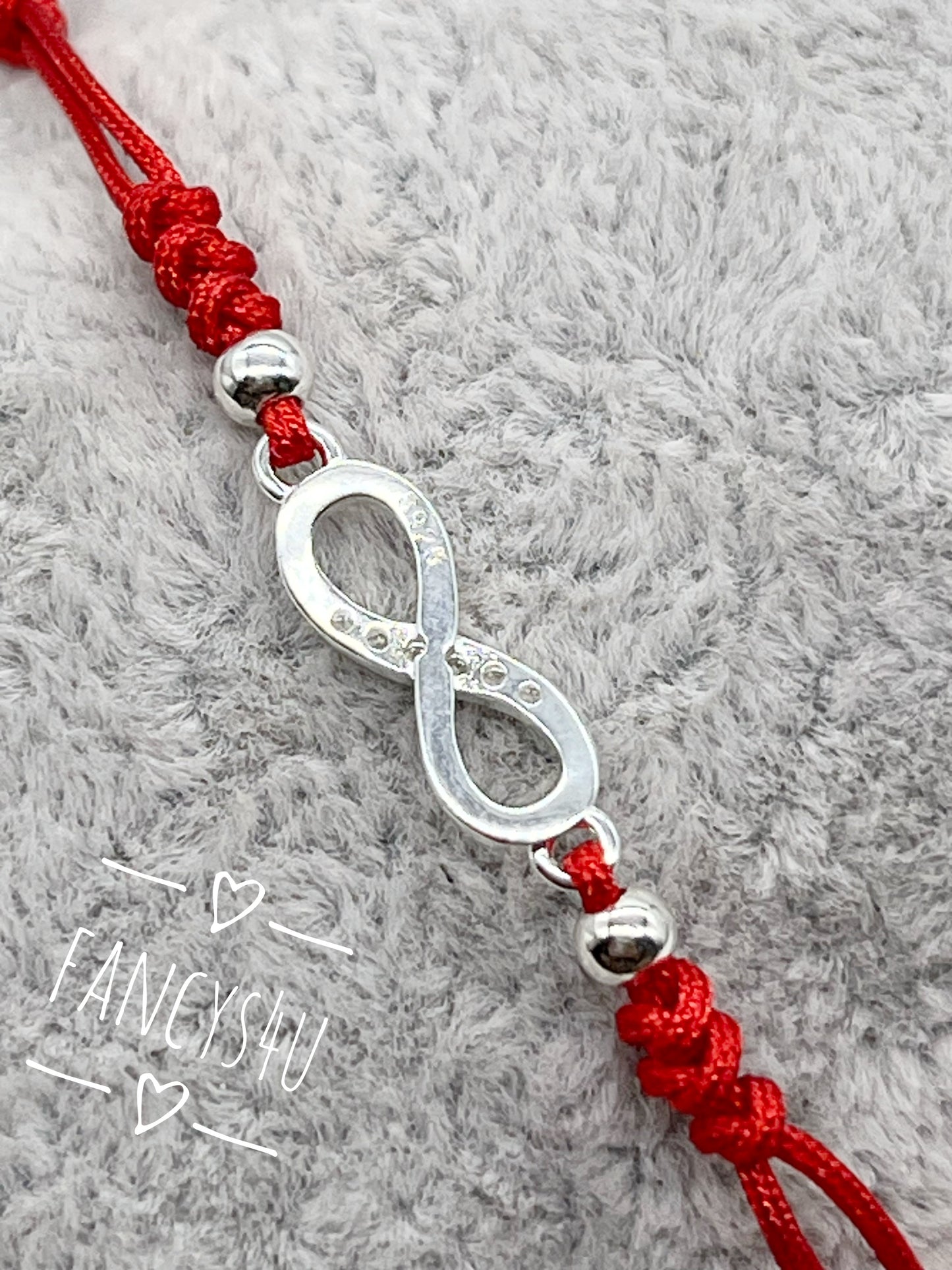 Brazaletes símbolo infinito plata 925 con zirconias