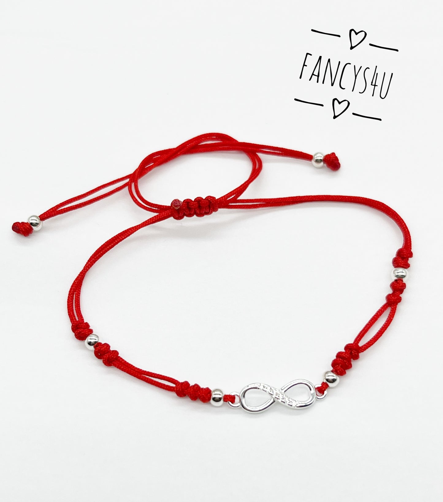 Brazaletes símbolo infinito plata 925 con zirconias