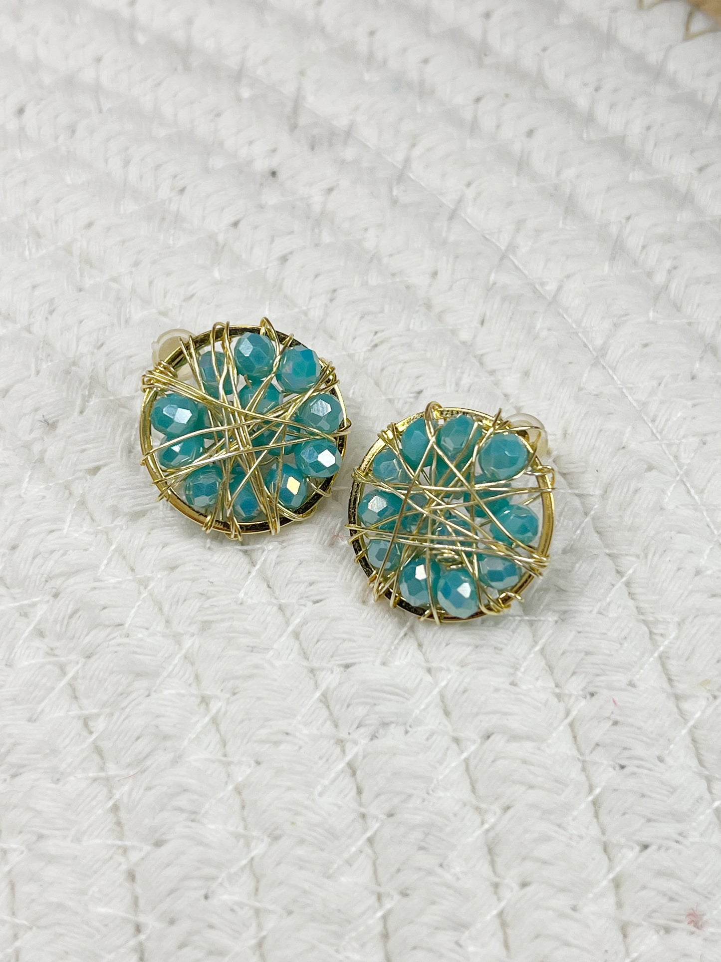 Zarcillo con cristales Rondell atrapasuenos