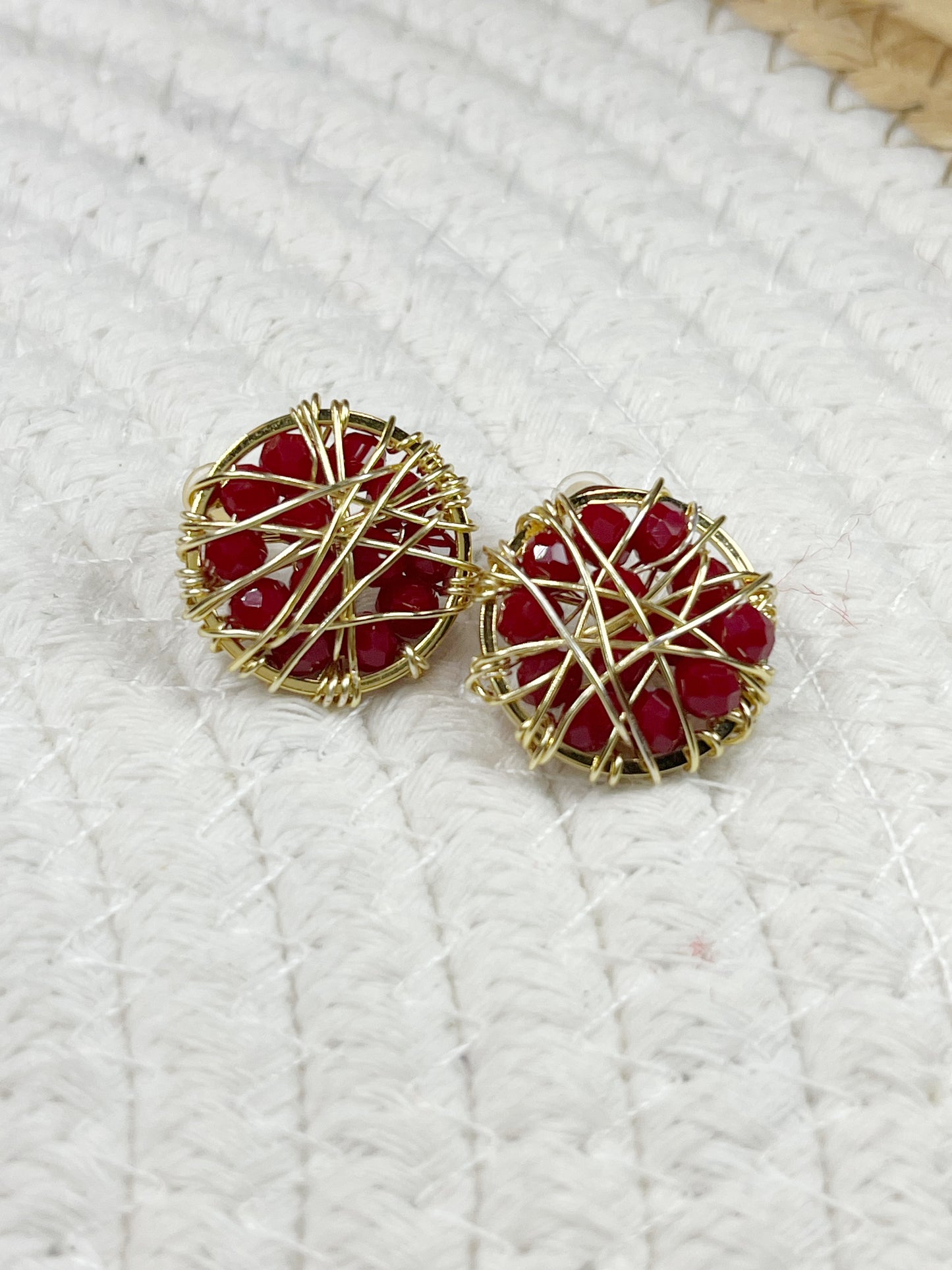 Zarcillo con cristales Rondell atrapasuenos